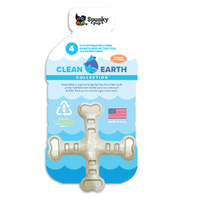 Spunky Pup Clean Earth Recycled CrossBone Dog Chew Toy