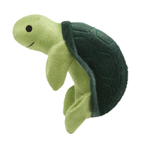 Spunky Pup Sea Plush Turtle Dog Squeaker Toy Medium