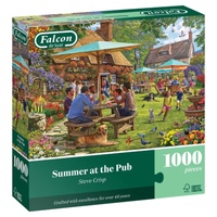 Falcon De Luxe Summer at the Pub Jigsaw Puzzle 1000 Pieces