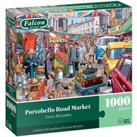 Falcon De Luxe Portobello Road Market Jigsaw Puzzle 1000 Pieces