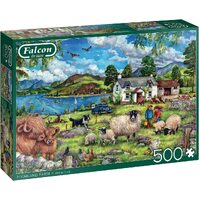Falcon De Luxe Highland Farm Jigsaw Puzzle 500 Pieces (FAL11332)