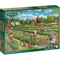 Falcon De Luxe Strawberry Picking Jigsaw Puzzle 1000 Pieces (FAL11340)