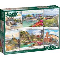 Falcon De Luxe Welcome to Wales Jigsaw Puzzle 1000 Pieces (FAL11341)