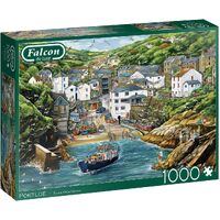 Falcon De Luxe Portloe Harbour Jigsaw Puzzle 1000 Pieces (FAL11349)