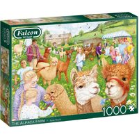 Falcon De Luxe The Alpaca Farm Jigsaw Puzzle 1000 Pieces (FAL11374)