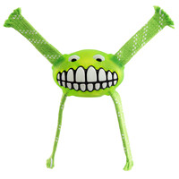 Rogz Flossy Grinz Oral Care Dog Squeaker Toy Lime Large