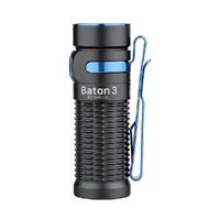 Olight Baton 3 Flat Magnetic Tail Cap Rechargeable LED Torch 1200Lm (FOL-B3)