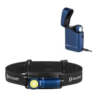 Olight Perun 3 Mini White & Red Beam Torch with Case Rechargeable LED Headlamp
