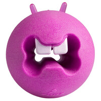 Rogz Fred Treat Ball Treat Dispensing Dog Toy Pink