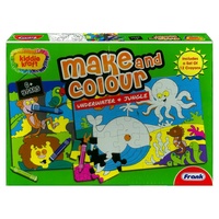 Make & Colour Underwatr Jungle Jigsaw Puzzle (FRA23104)
