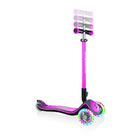Globber Elite Deluxe Push Scooter w/ Lights - Deep Pink (G444-410)