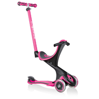 Globber Go Up Comfort Convertible Push Scooter - Deep Pink (G458-110-2)