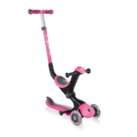 Globber Go Up Deluxe Convertible Push Scooter - Deep Pink (G644-110)