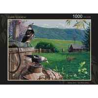 Garry Fleming Magpies Morning Jigsaw Puzzle 1000 Pieces