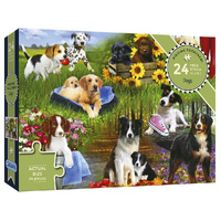 Gibsons Piecing Together Dogs Jigsaw Puzzle 24 Pieces (GIB022544)