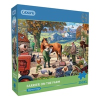 Gibsons Farrier on the Farm Jigsaw Puzzle XL 250 Pieces