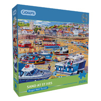 Gibsons Sand at St Ives by Roger Turner Jigsaw Puzzle XL 250 Pieces
