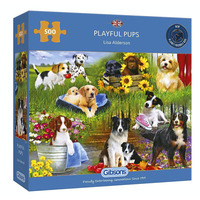 Playful Pups Jigsaw Puzzles 500 Pieces (GIB031294)