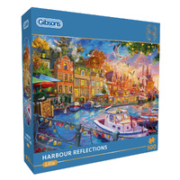 Gibsons Harbour Reflections by Liliia Artbeat Jigsaw Puzzle 500 Pieces