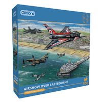 Gibsons Airshow Over Eastbourne by Matthew Emeny Jigsaw Puzzle 500 Pieces