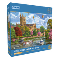 Gibsons Worcester from the River by Steve Crisp Jigsaw Puzzle 500 Pieces