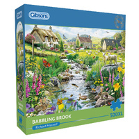 Gibsons Babbling Brook by Richard Macneil Jigsaw Puzzle XL 500 Pieces