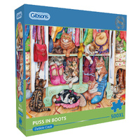 Gibsons Puss in Boots by Debbie Cook Jigsaw Puzzle XL 500 Pieces