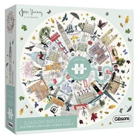Gibsons London Buildings Circular Jigsaw Puzzle 500 Pieces