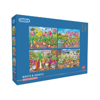 Gibsons Roots & Shoots Jigsaw Puzzle 4 x 500 Pieces (GIB050660)