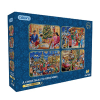 Gibsons A Christmas to Remember Jigsaw Puzzle 4 x 500 Pieces