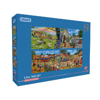 Gibsons Call the Vet Jigsaw Puzzle 4 x 500 Pieces (GIB050691)