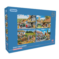 Gibsons Daily Deliveries by Trevor Mitchell Jigsaw Puzzles 4 x 500 Pieces