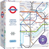 Gibsons London Tube Map Jigsaw Puzzle 1000 Pieces (GIB062960)