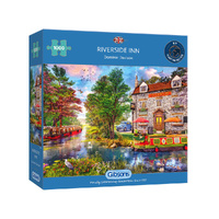 Gibsons Riverside Inn Adult Jigsaw Puzzle 1000 Pieces (GIB063400)