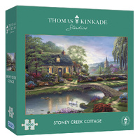 Gibsons Stoney Creek Cottage by Kinkade Jigsaw Puzzle 1000 Pieces