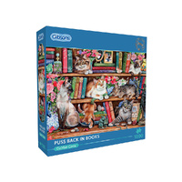Gibsons Puss Back in Books Jigsaw Puzzle 1000 Pieces (GIB064049)