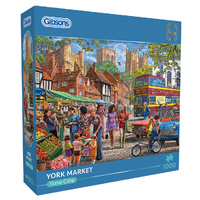 Gibsons York Market by Steve Crisp Jigsaw Puzzle 1000 Pieces
