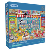 Gibsons Moggies & Kittens Jigsaw Puzzle 1000 Pieces