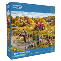 Gibsons Happy Harvest by Greg Giordano Jigsaw Puzzle 1000 Pieces