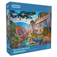 Gibsons Tea on the River Jigsaw Puzzle 1000 Pieces