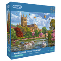 Gibsons Worcester from the River by Steve Crisp Jigsaw Puzzle 1000 Pieces