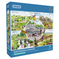 Gibsons Dartmoor & Exmoor by Richard Macneil Jigsaw Puzzle 1000 Pieces