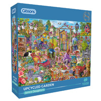 Gibsons Upcycled Garden by Janice Daughters Jigsaw Puzzle 1000 Pieces