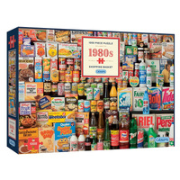 Gibsons 1980s Shopping Basket Jigsaw Puzzle 1000 Pieces