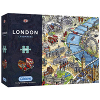 Gibsons London Landmarks Jigsaw Puzzle 1000 Pieces (GIB070668)