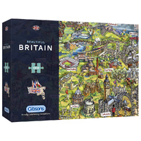 Gibsons Beautiful Britain Jigsaw Puzzle 1000 Pieces (GIB070804)