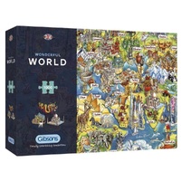Gibsons Wonderful World Jigsaw Puzzle 1000 Pieces