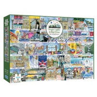 Gibsons Bright Lights & Big Cities Jigsaw Puzzle 1000 Pieces