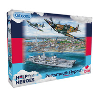 Gibsons Portsmouth Flypast Jigsaw Puzzle 1000 Pieces
