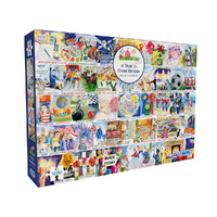 Gibsons A Year in Great Britain Jigsaw Puzzle 1000 Pieces (GIB071405)